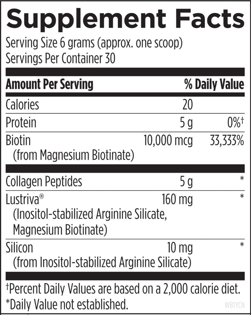 whole-beauty-collagen (180g) Supplement Facts
