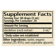 Taraxacum officinale (root) - dandelion (root) (60 ml)