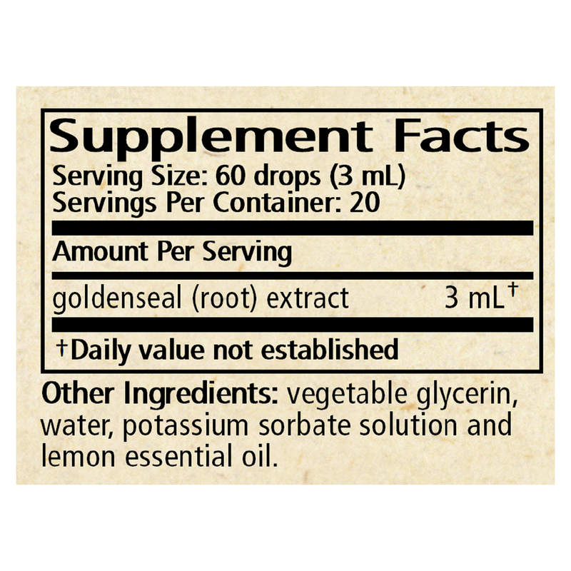Goldenseal Glycerite (60 ml)