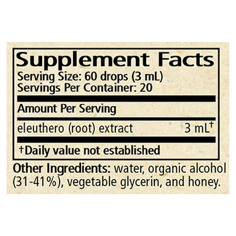 Eleuthero Liquid Extract 2oz