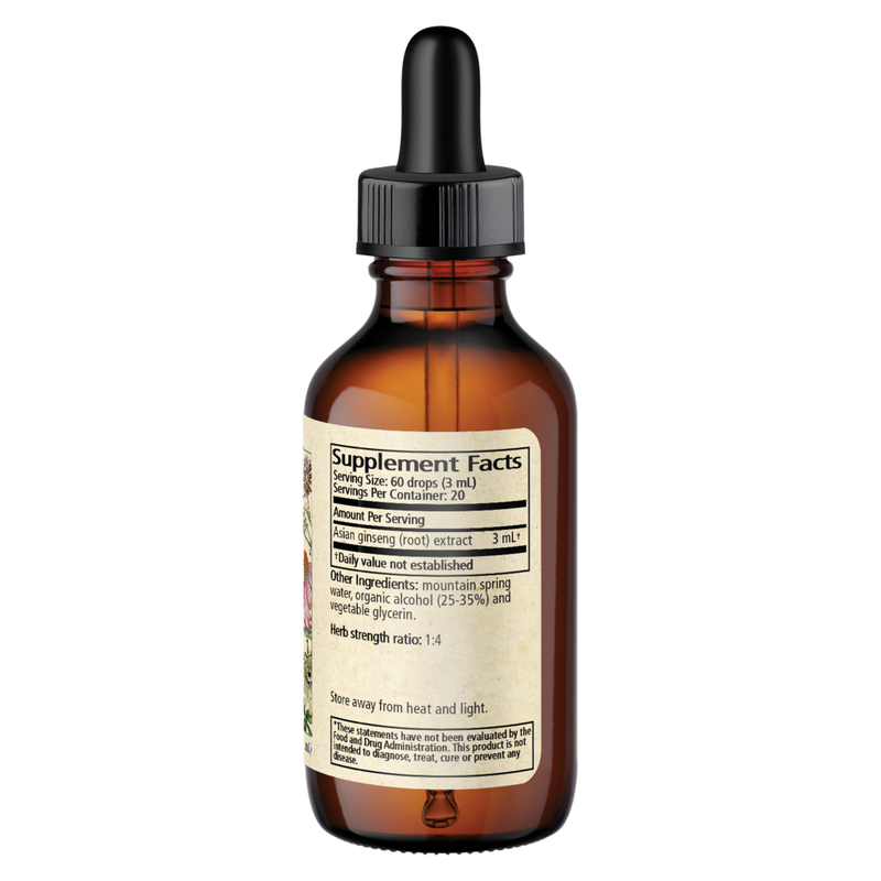Panax ginseng - asian ginseng (60 ml)