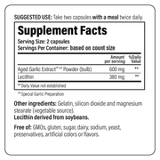 Aged Garlic Extract Formula 104 - Cholesterol (200 Capsules)