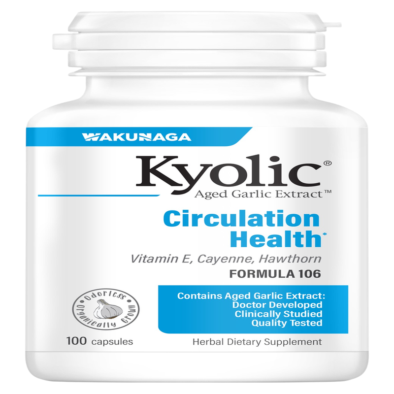 Aged Garlic Extract Formula 106 - Circulation (100 Capsules)