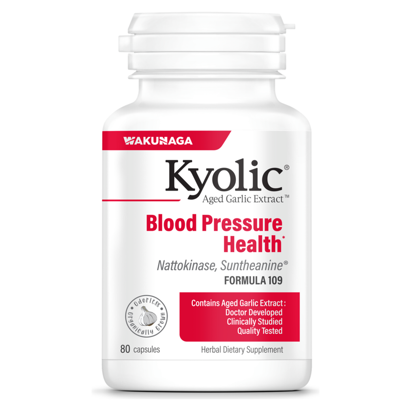 Aged Garlic Extract Formula 109 - Blood Pressure Health (80 Capsules)