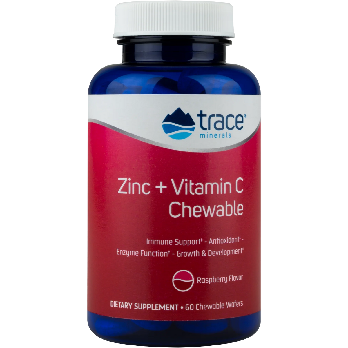 Trace Minerals Research Zinc + Vitamin C Chews 60 Wafers — Pine