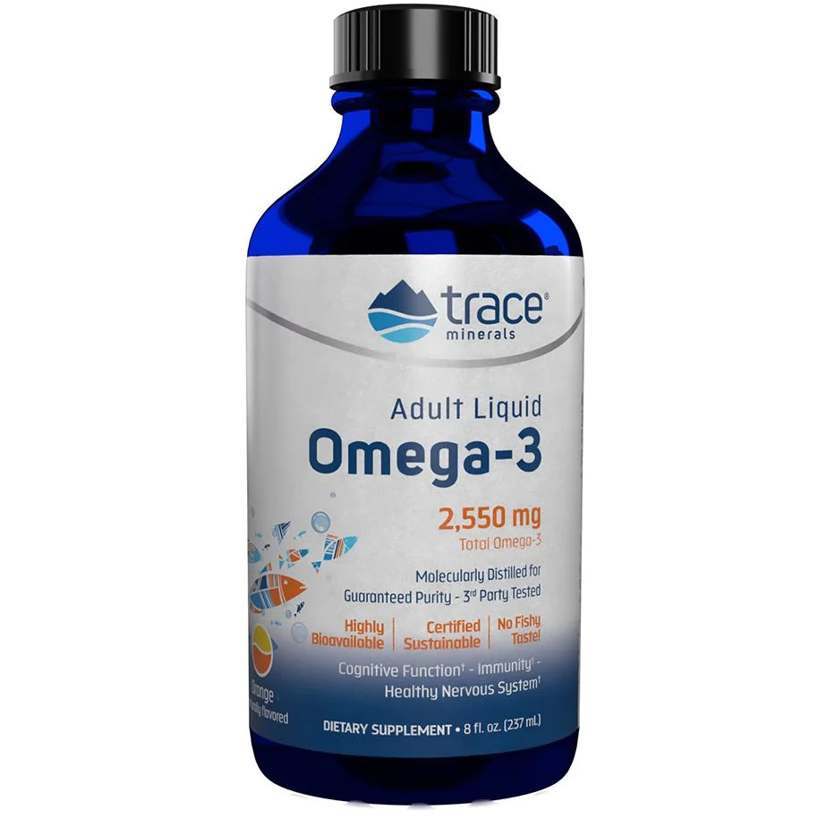 Trace Minerals Adult Liquid Omega 3 8 Fluid Ounces Pine