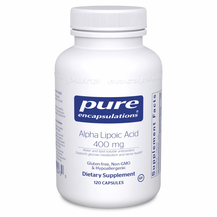 Alpha Lipoic Acid (400 mg)-Vitamins & Supplements-Pure Encapsulations-120 Capsules-Pine Street Clinic