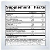 Bone Builder Active (180 Tablets) — Supplement Facts