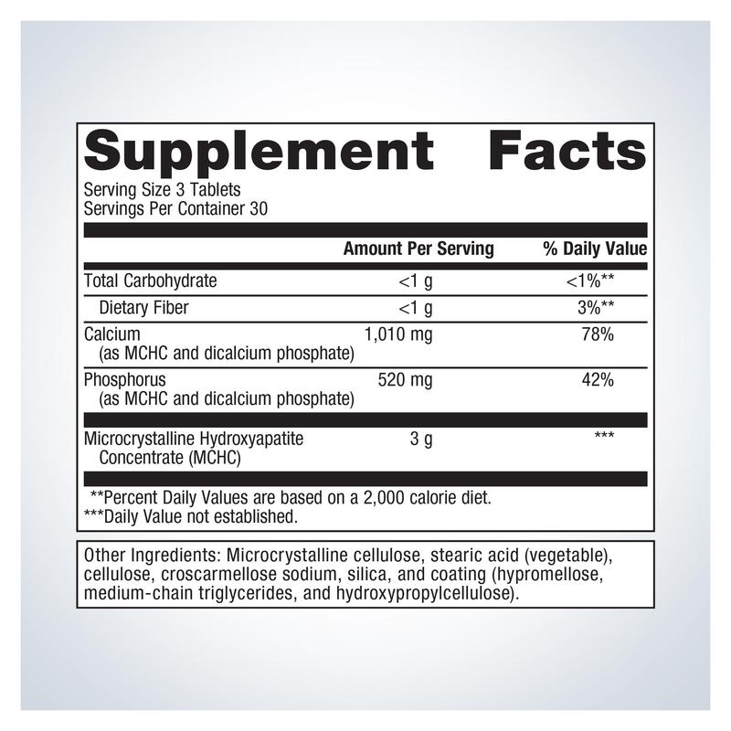 Bone Builder Extra Strength — Supplement Facts