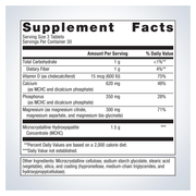Bone Builder with Magnesium — Supplement Facts
