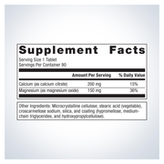 Bone Builder Vegetarian (90 Tablets) — Supplement Facts