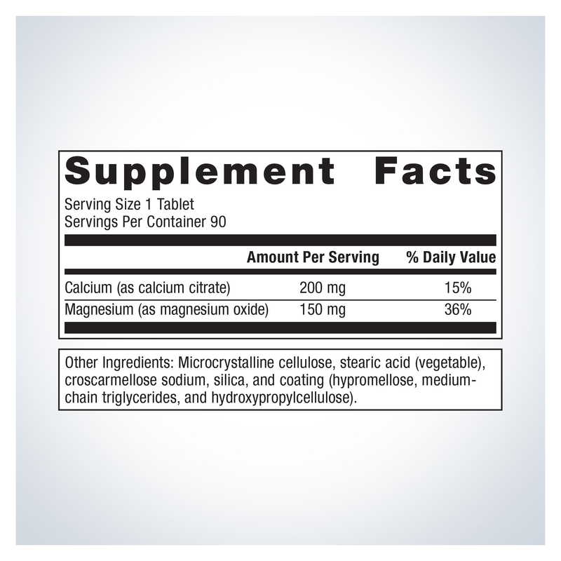 Bone Builder Vegetarian (90 Tablets) — Supplement Facts