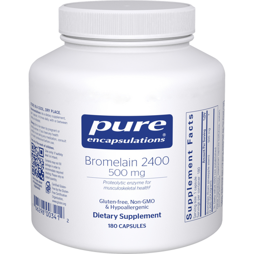 Pure Encapsulations - Bromelain 2400 (500 mg) - 180 Capsules 