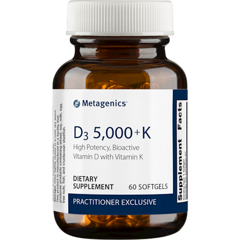 D3 5,000 + K (60 Softgels)