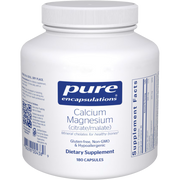 Calcium Magnesium (citrate/malate) (180 Capsules)