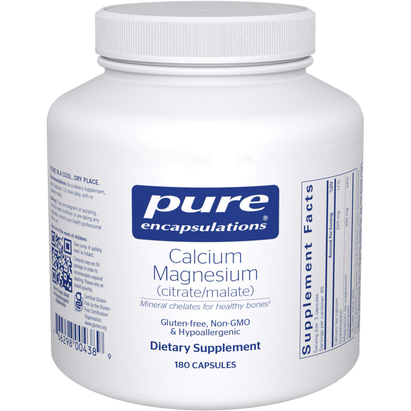 Calcium Magnesium (citrate/malate) (180 Capsules)