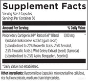 Cartigenix HP (60 Capsules) Supplement Facts