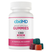 Broad Spectrum CBD Gummies (Tropical Mix)