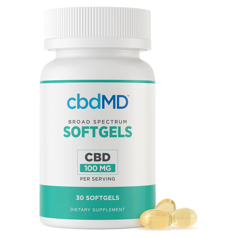 Broad Spectrum CBD Softgel Capsules