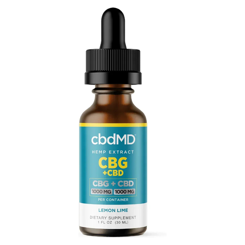 Broad Spectrum CBD + CBG Oil Tincture (Lemon Lime) (30 mL)