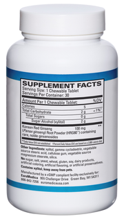 Red Ginseng Chewable (30 Chewable Tablets)