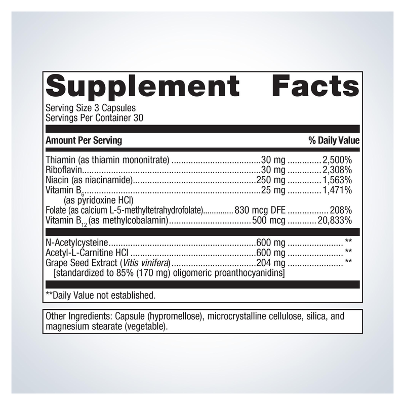 Ceralin (90 Capsules) — Supplement Facts
