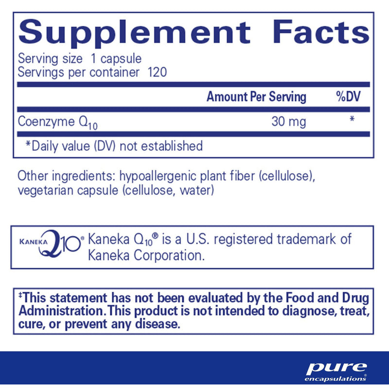 CoQ10 (30 mg) (120 Capsules)