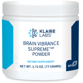 Brain Vibrance Supreme Powder (2.72 oz) (77 grams)-Vitamins & Supplements-Klaire Labs - SFI Health-Pine Street Clinic