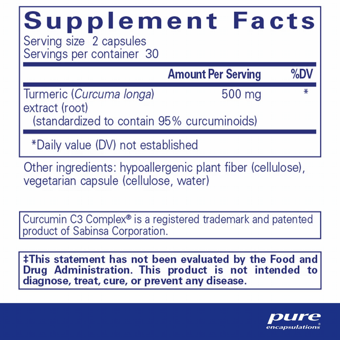 Curcumin-Vitamins & Supplements-Pure Encapsulations-60 Capsules-Pine Street Clinic