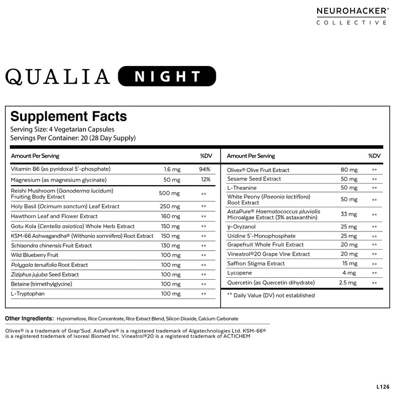 Qualia Night (60 Capsules)