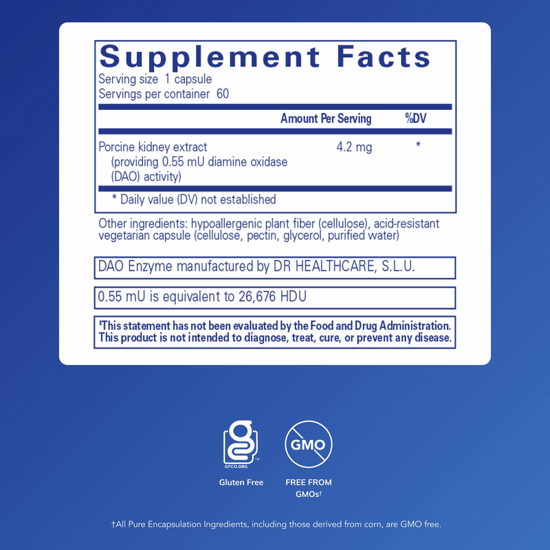 DAO Enzyme (60 Capsules)