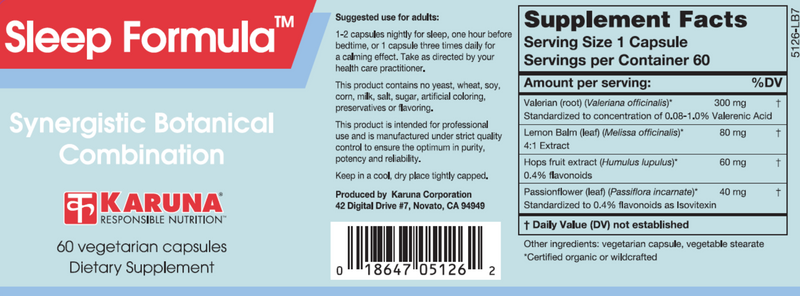 Sleep Formula (60 Capsules)