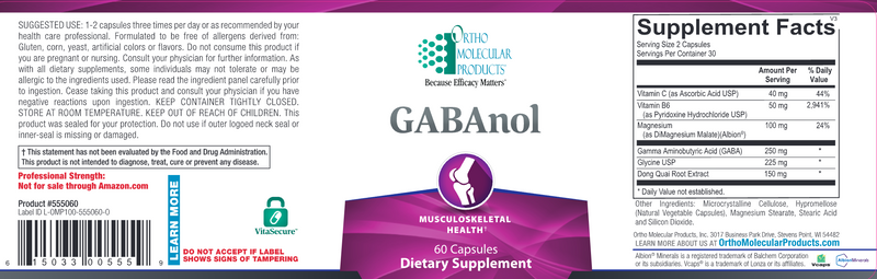 GABAnol (60 Capsules)