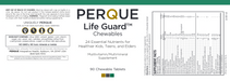 PERQUE - Life Guard Chewables (90 Chewable Tablets) - 