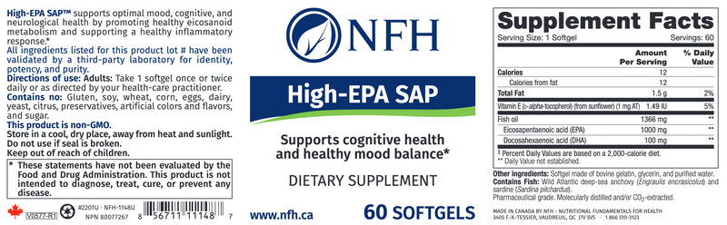 High-EPA SAP (60 Softgels)