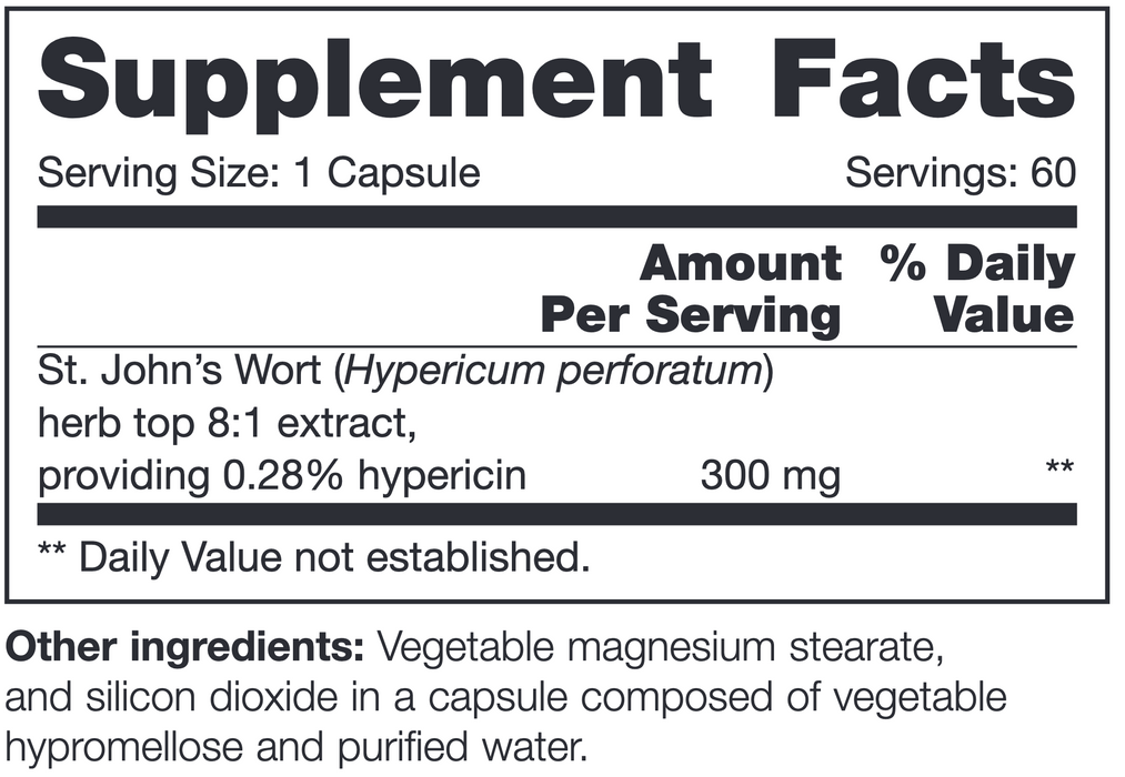 St. John's Wort SAP (60 Capsules)