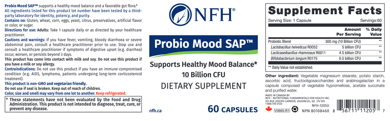 Probio Mood SAP (60 Capsules)