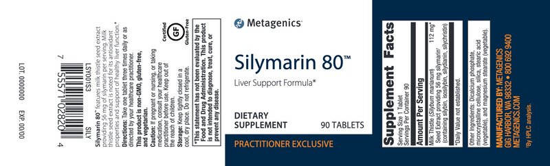 Silymarin 80 (90 Tablets)