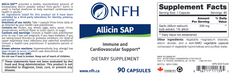 Allicin SAP (90 Capsules)-Vitamins & Supplements-Nutritional Fundamentals for Health (NFH)-Pine Street Clinic