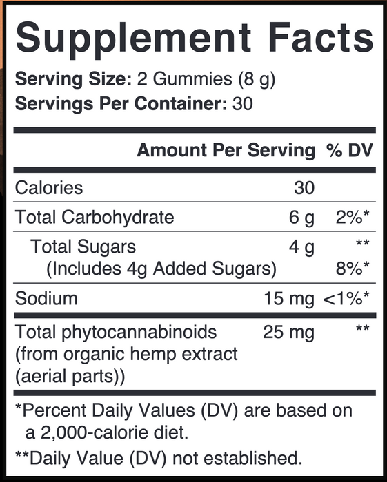 Daily Wellness (60 Gummies)-Vitamins & Supplements-Charlotte's Web-25 mg-Pine Street Clinic