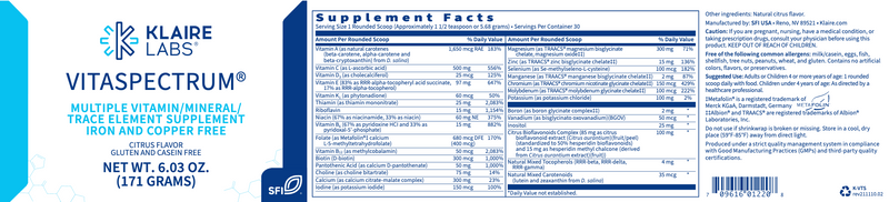 VitaSpectrum Powder (6.03 oz) (171 grams)