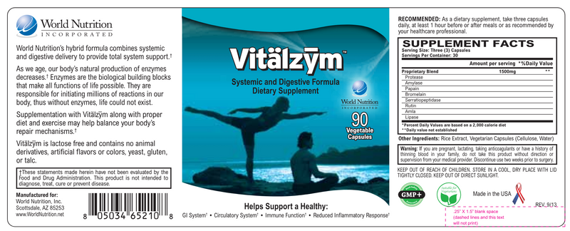 Vitalzym Original Hybrid (45 Capsules)