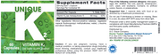Unique Vitamin K2 (60 Capsules)