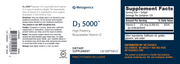 D3 5000 IU (120 Softgels)