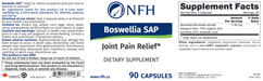 Boswellia SAP (90 Capsules)-Vitamins & Supplements-Nutritional Fundamentals for Health (NFH)-Pine Street Clinic