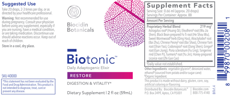 Biotonic (2 Fluid Ounces)
