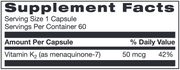 Unique Vitamin K2 (60 Capsules)