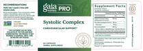Systolic Complex (60 Capsules)-Vitamins & Supplements-Gaia PRO-Pine Street Clinic