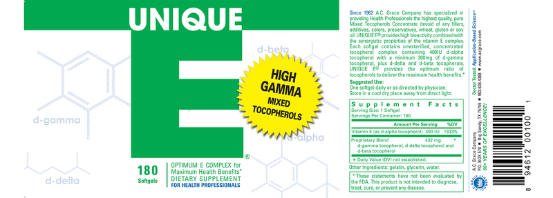 Unique E Tocopherols
