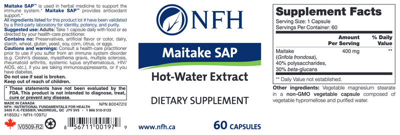 Maitake SAP (60 Capsules)